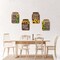 4 Pcs Summer Kitchen Wall Decor Mason Jar Set Wooden Rustic Home Decor Inspirational Kitchen Hanging Farmhouse Wall Signs for Home decoration(Sunflower)